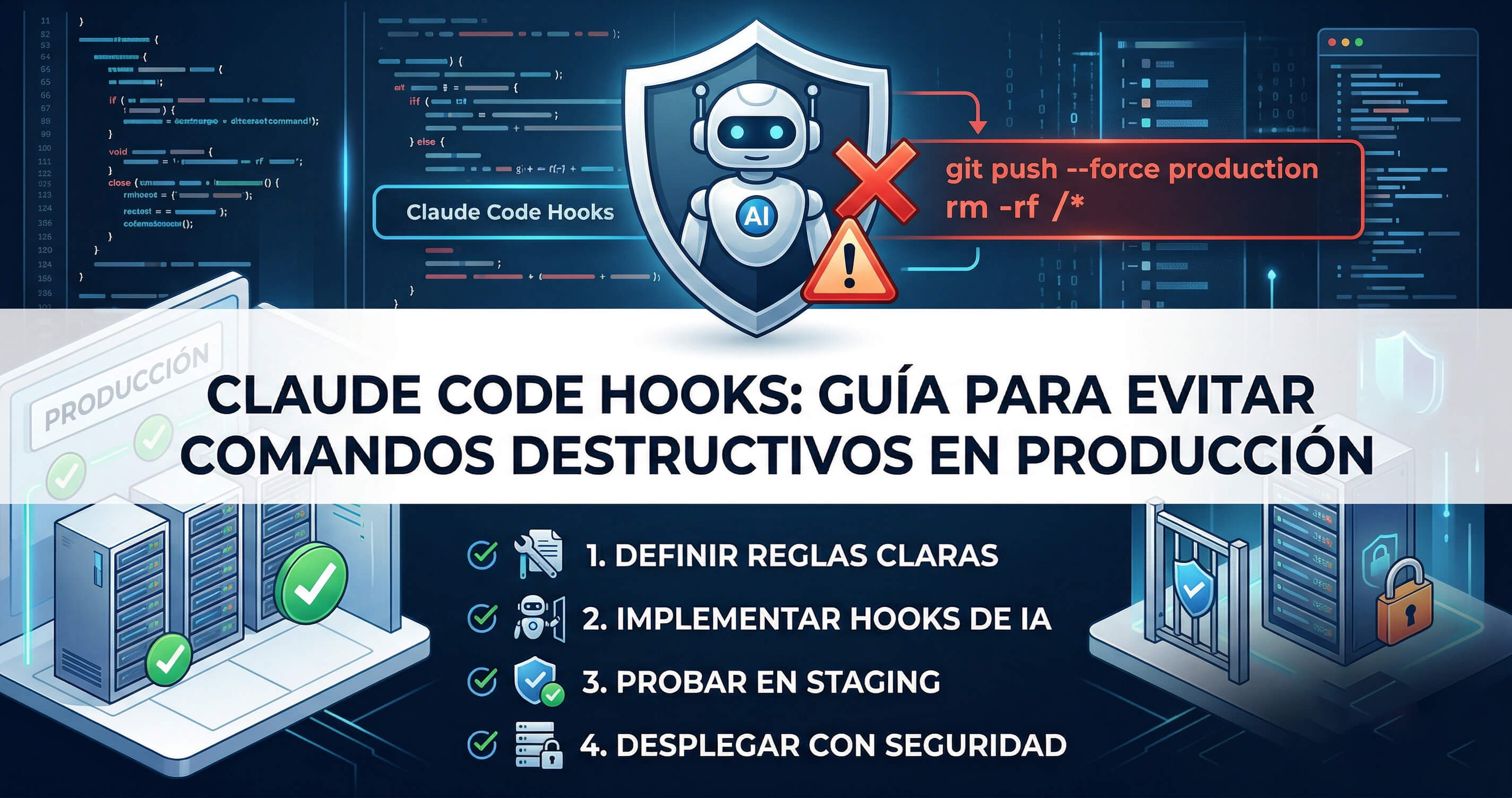 Claude Code Hooks: guía para evitar comandos destructivos en producción ...