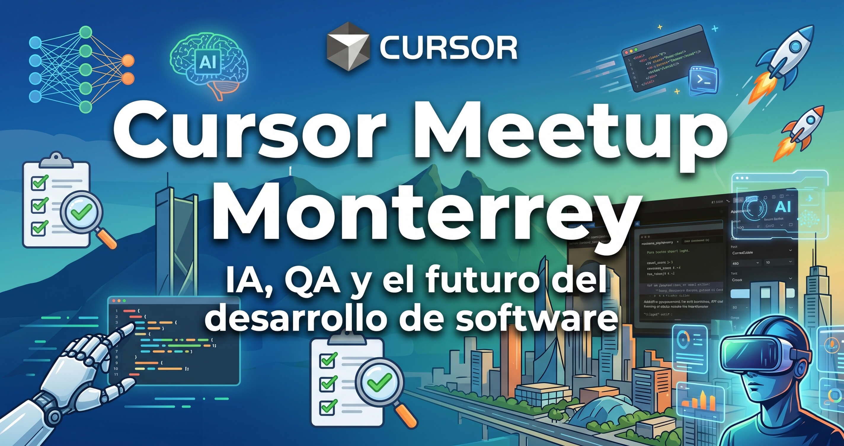 Cursor Meetup Monterrey: IA, QA y el futuro del desarrollo de software ...