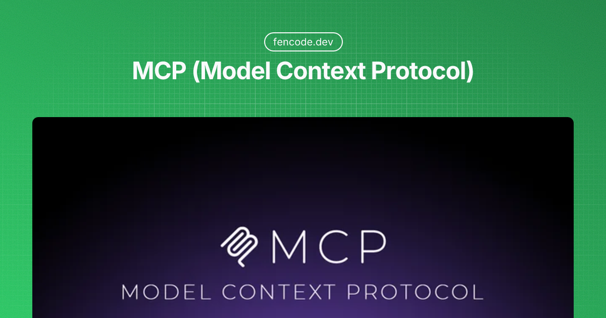 qué es mcp o model context protocol? #mcp... ¿Qué es MCP (Model Context Protocol) y por qué va a cambiar cómo ...
